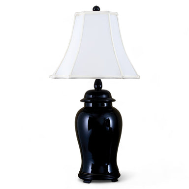 Danny's Fine Porcelain Lighting Danny's Fine Porcelain Ginger Jar Lamp - Black 41047-L