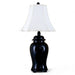 Danny's Fine Porcelain Lighting Danny's Fine Porcelain Ginger Jar Lamp - Black 41047-L