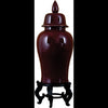 Danny's Fine Porcelain Home Decor Danny's Fine Porcelain Ginger Jar - Oxblood Red 41012