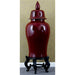 Danny's Fine Porcelain Home Decor Danny's Fine Porcelain Ginger Jar - Oxblood Red 41012