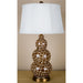 Danny's Fine Porcelain Home Decor Danny's Fine Porcelain Giraffe Print Triple Gourd Lamp - CLOSEOUT