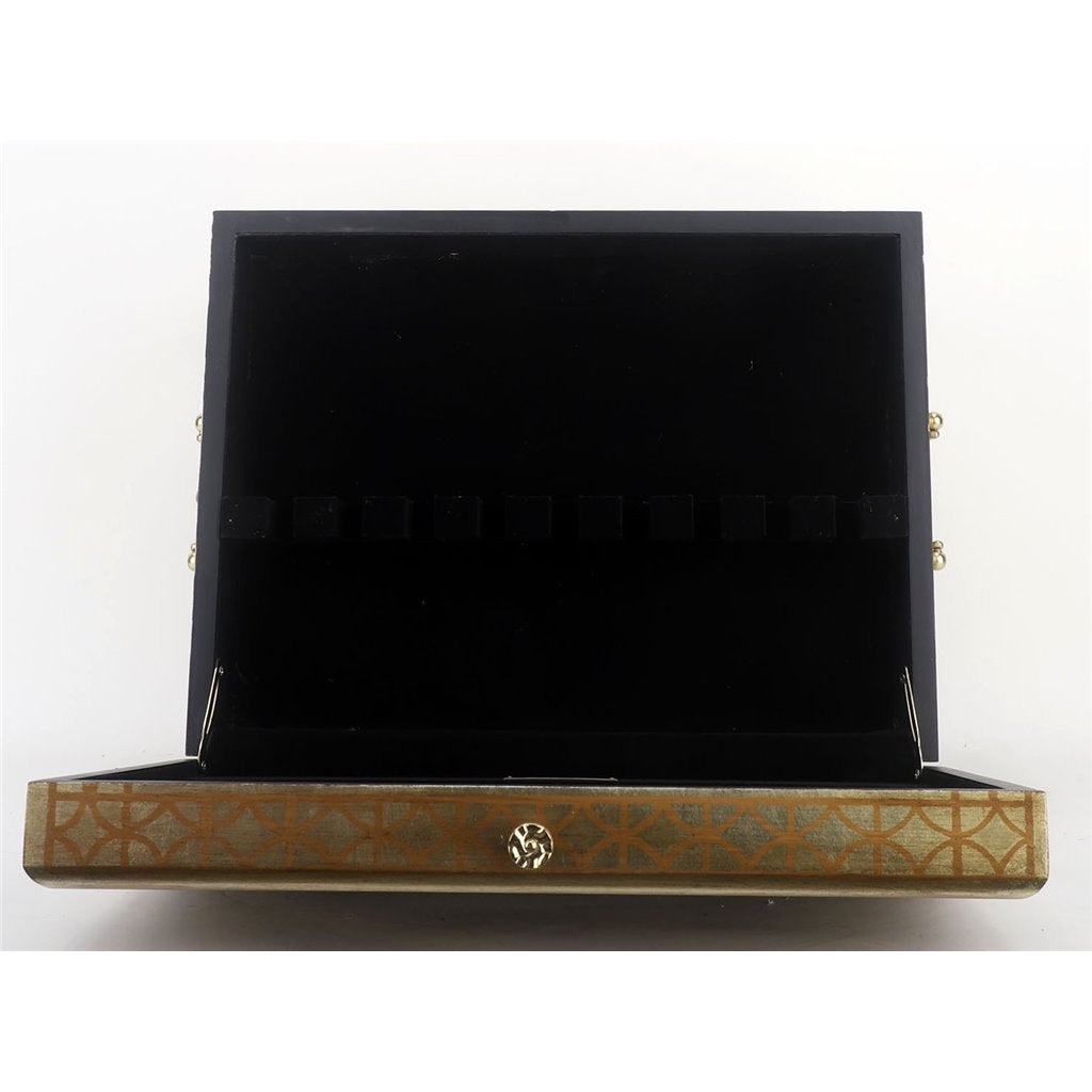 Danny's Fine Porcelain Home Decor Danny's Fine Porcelain Gold Butterfly Flatware/Jewelry Chest