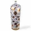 Danny's Fine Porcelain Home Decor Danny's Fine Porcelain gold Floral Bottle Vasethis Tall Porcelain Bottle - CLOSEOUT SAMPLE SALE