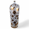 Danny's Fine Porcelain Home Decor Danny's Fine Porcelain gold Floral Bottle Vasethis Tall Porcelain Bottle - CLOSEOUT SAMPLE SALE
