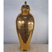 Danny's Fine Porcelain Home Decor Danny's Fine Porcelain Gold Mesh Lidded Jar - CLOSEOUT