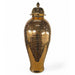 Danny's Fine Porcelain Home Decor Danny's Fine Porcelain Gold Mesh Lidded Jar - CLOSEOUT