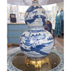 Danny's Fine Porcelain Lighting Danny's Fine Porcelain Gourd Vase Lamp - Blue Village - Brass Base (2-847-19) 50706-LG