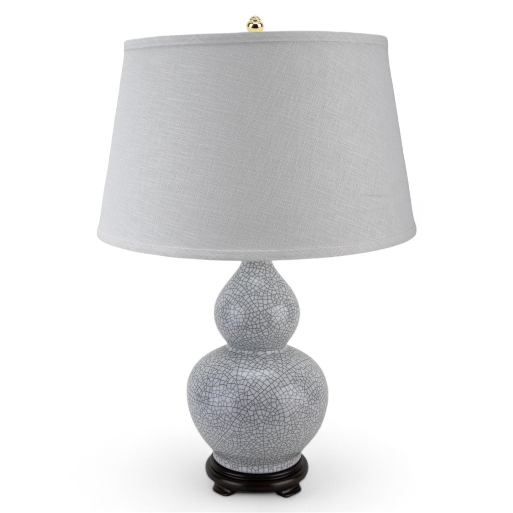 Danny's Fine Porcelain Lighting Danny's Fine Porcelain Gourd Vase Lamp - White Crackle 51090-L