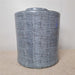 Danny's Fine Porcelain Home Decor Danny's Fine Porcelain Gray Linen Texture Planter - CLOSEOUT