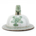 Danny's Fine Porcelain Home Decor Danny's Fine Porcelain Green Mud-Stepped Bird & Floral Covered Temple Jar Showcasing