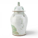 Danny's Fine Porcelain Home Decor Danny's Fine Porcelain Green Mud-Stepped Bird & Floral Covered Temple Jar Showcasing