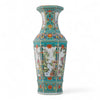 Danny's Fine Porcelain Home Decor Danny's Fine Porcelain Green Octagonal Vase – Floral Motif