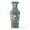 Danny's Fine Porcelain Home Decor Danny's Fine Porcelain Green Octagonal Vase – Floral Motif