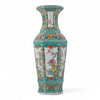 Danny's Fine Porcelain Home Decor Danny's Fine Porcelain Green Octagonal Vase – Floral Motif