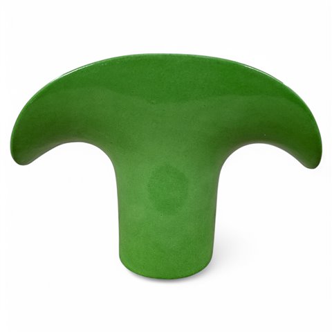 Danny's Fine Porcelain Home Decor Danny's Fine Porcelain Green Ombre Porcelain Candle Holdersculptural Green and White - CLOSEOUT SAMPLE SALE