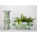 Danny's Fine Porcelain Home Decor Danny's Fine Porcelain Green Oval Basin – Landscape Motif