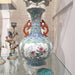 Danny's Fine Porcelain Home Decor Danny's Fine Porcelain Green Painted Vase Flower and Bird. Display It Alone Or with Flowers For