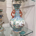 Danny's Fine Porcelain Home Decor Danny's Fine Porcelain Green Painted Vase Flower and Bird. Display It Alone Or with Flowers For