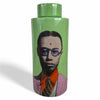 Danny's Fine Porcelain Home Decor Danny's Fine Porcelain Green Portrait Jarrectangular Green Decorative Jar Featuring A - CLOSEOUT SAMPLE SALE