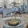 Danny's Fine Porcelain Home Decor Danny's Fine Porcelain Grey Heron With Bronze 61002