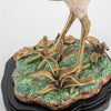 Danny's Fine Porcelain Home Decor Danny's Fine Porcelain Grey Heron With Bronze 61002