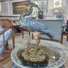 Danny's Fine Porcelain Home Decor Danny's Fine Porcelain Grey Heron With Bronze 61002