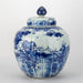 Danny's Fine Porcelain Home Decor Danny's Fine Porcelain Hand Made Apple Shape Lidded Round Jar Blue & White Apple Jar