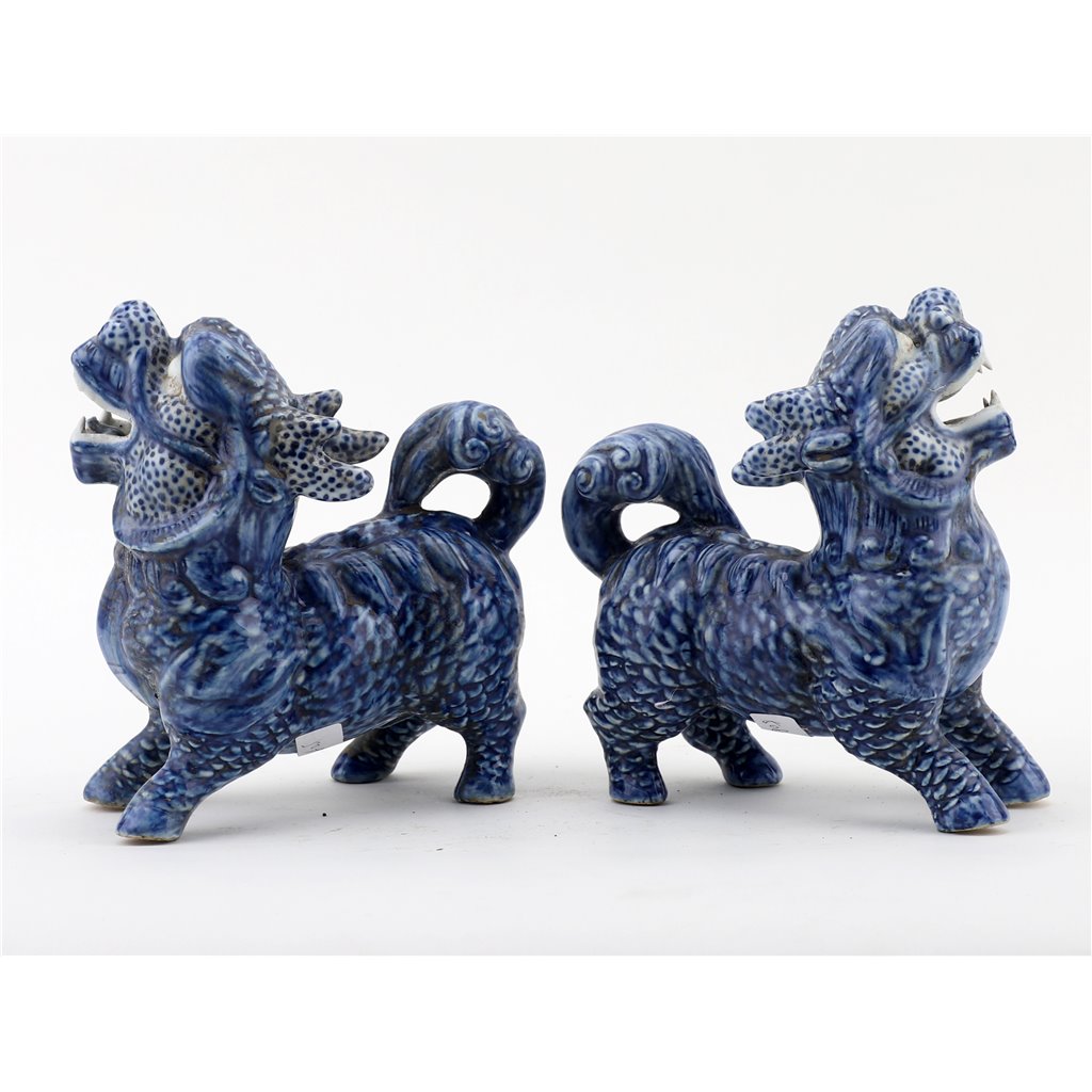 Danny's Fine Porcelain Home Decor Danny's Fine Porcelain Hand Made Lion Large Pair 50825