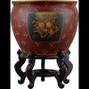 Danny's Fine Porcelain Home Decor Danny's Fine Porcelain Hand Painted Porcelain Tole Fishbowl 70325