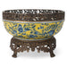 Danny's Fine Porcelain Home Decor Danny's Fine Porcelain Hand Painted Porcelain Tureen with Bronze Ormolu - CLOSEOUT