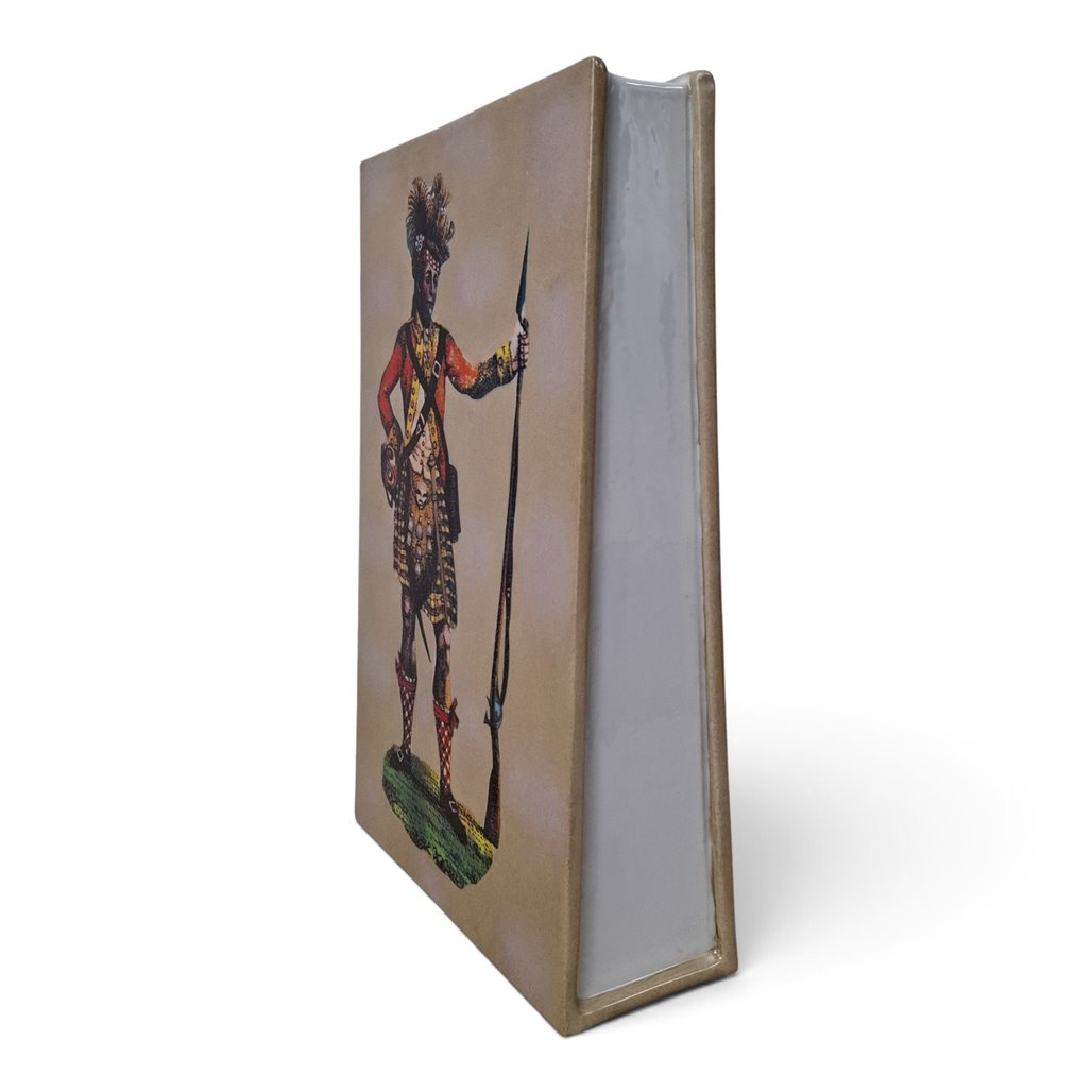 Danny's Fine Porcelain Home Decor Danny's Fine Porcelain Harlequin Decorative Vasetall Rectangular Decorative Vase - CLOSEOUT SAMPLE SALE