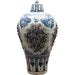 Danny's Fine Porcelain Home Decor Danny's Fine Porcelain Hex Jar - Raised Up Design 50371