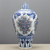 Danny's Fine Porcelain Home Decor Danny's Fine Porcelain Hex Jar - Raised Up Design 50371