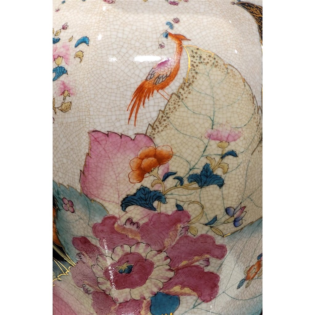 Danny's Fine Porcelain Home Decor Danny's Fine Porcelain Hex Jar - Tobacco Leaf 60256