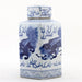 Danny's Fine Porcelain Home Decor Danny's Fine Porcelain Hex Lidded Jar -Blue And White 50832