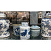 Danny's Fine Porcelain Home Decor Danny's Fine Porcelain Hex Lidded Jar -Blue And White 50832