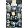 Danny's Fine Porcelain Home Decor Danny's Fine Porcelain Hex Lidded Jar -Blue And White 50832