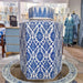 Danny's Fine Porcelain Home Decor Danny's Fine Porcelain Hex Lidded Jar -Blue And White 50833