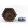Danny's Fine Porcelain Home Decor Danny's Fine Porcelain Hex Lidded Jar -Blue And White 50833