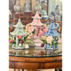 Danny's Fine Porcelain Home Decor Danny's Fine Porcelain Hex Pagoda- Blue Flower