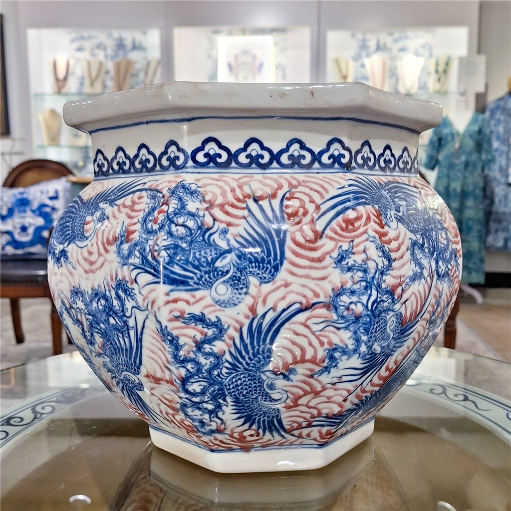 Danny's Fine Porcelain Home Decor Danny's Fine Porcelain HEXAGONAL FISHBOWL 50988