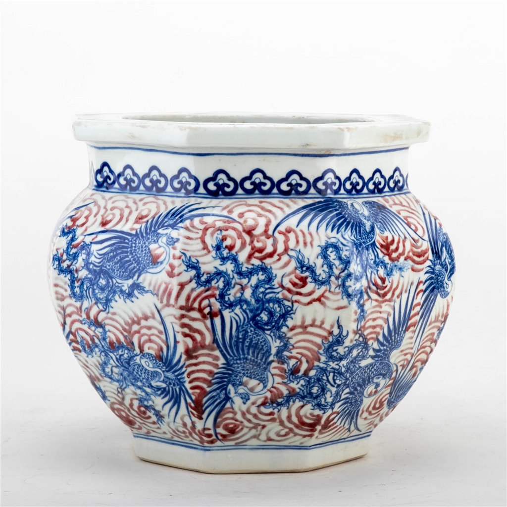 Danny's Fine Porcelain Home Decor Danny's Fine Porcelain HEXAGONAL FISHBOWL 50988