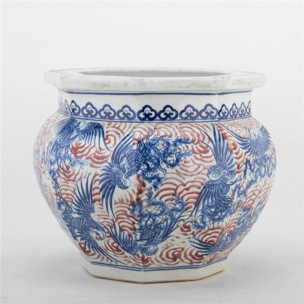 Danny's Fine Porcelain Home Decor Danny's Fine Porcelain HEXAGONAL FISHBOWL 50988