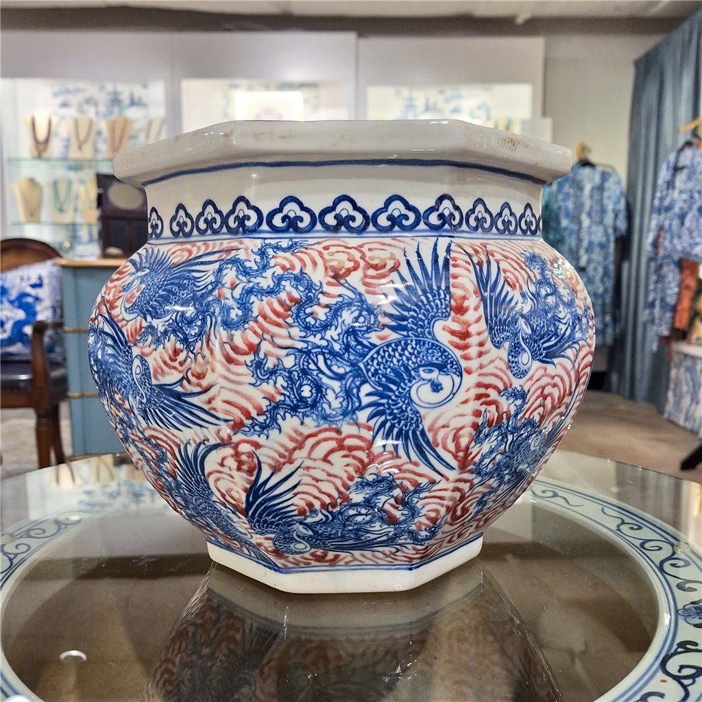 Danny's Fine Porcelain Home Decor Danny's Fine Porcelain HEXAGONAL FISHBOWL 50988
