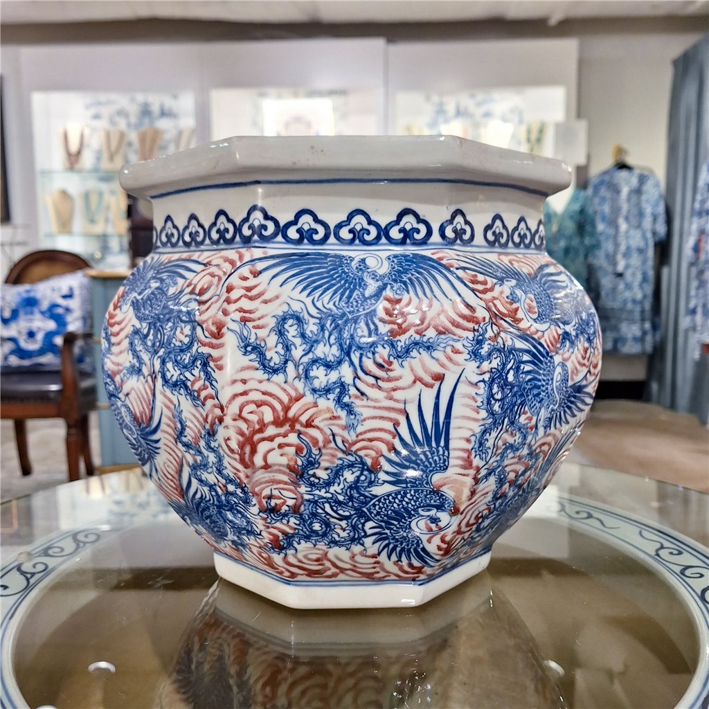 Danny's Fine Porcelain Home Decor Danny's Fine Porcelain HEXAGONAL FISHBOWL 50988