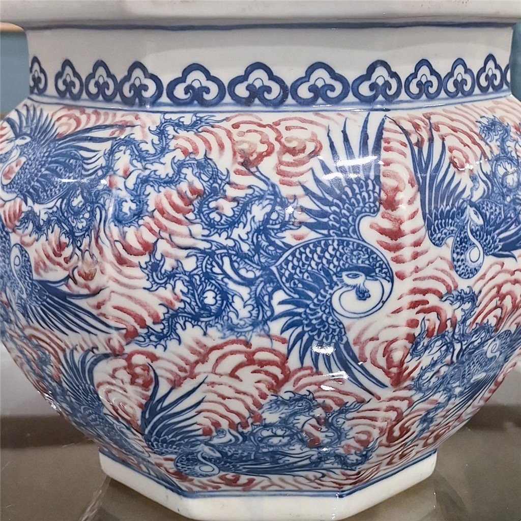 Danny's Fine Porcelain Home Decor Danny's Fine Porcelain HEXAGONAL FISHBOWL 50988