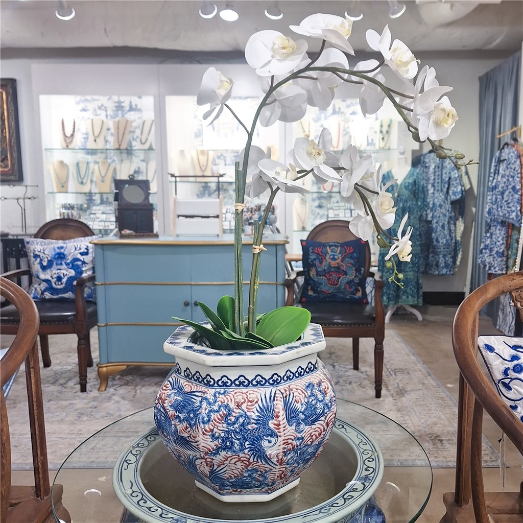 Danny's Fine Porcelain Home Decor Danny's Fine Porcelain HEXAGONAL FISHBOWL 50988