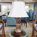 Danny's Fine Porcelain Lighting Danny's Fine Porcelain Hexagonal Imperial Cup Vase Lamp 51131-L