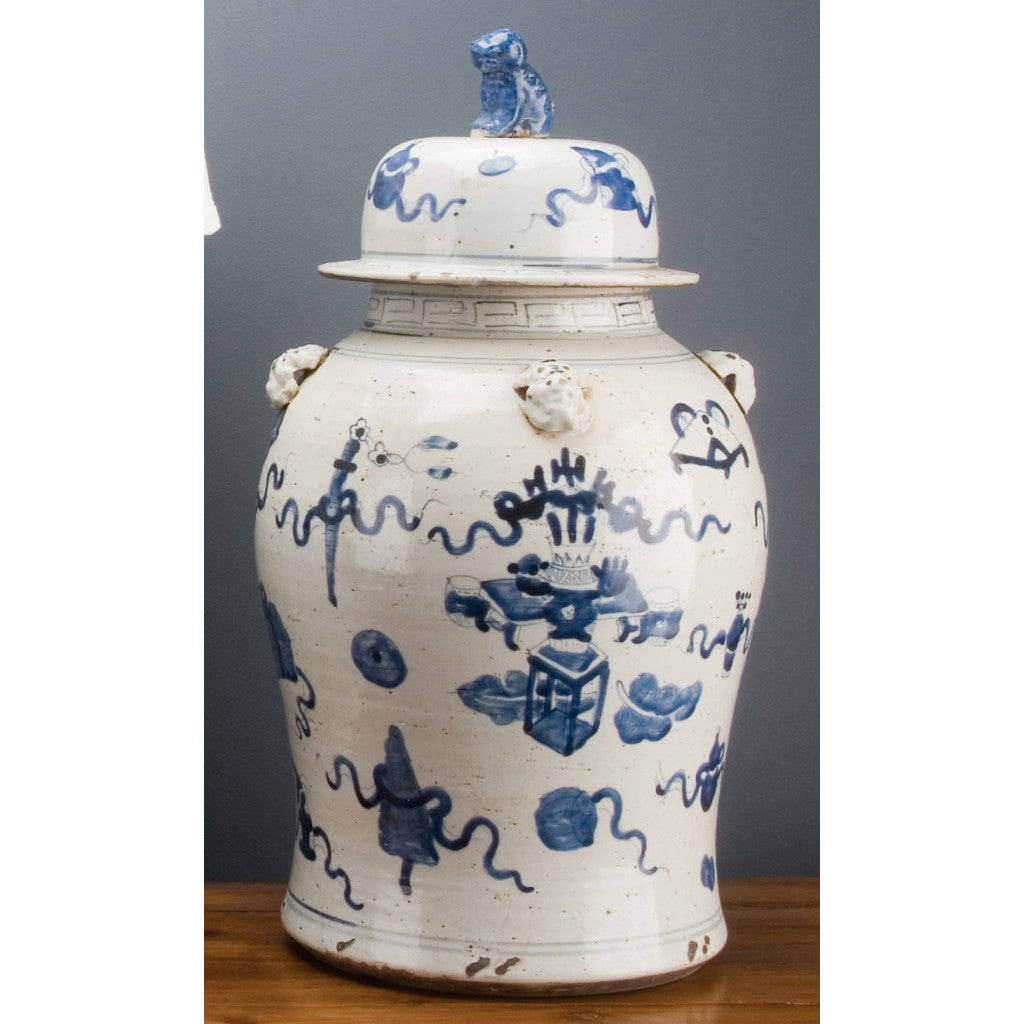 Danny's Fine Porcelain Home Decor Danny's Fine Porcelain Jar - B/W 50248