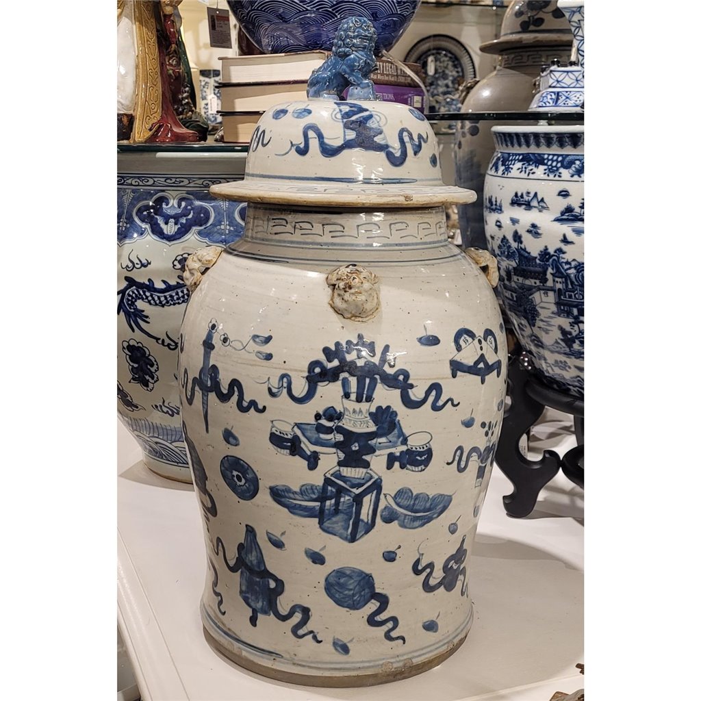 Danny's Fine Porcelain Home Decor Danny's Fine Porcelain Jar - B/W 50248